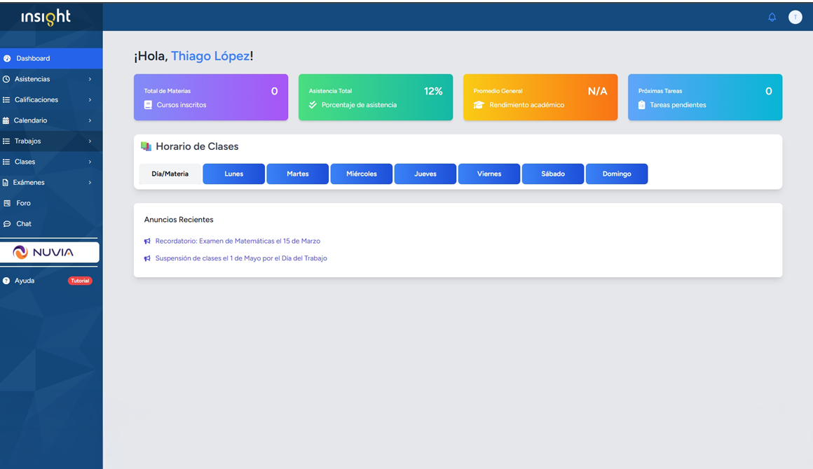 Plataforma Educativa INSIGHT